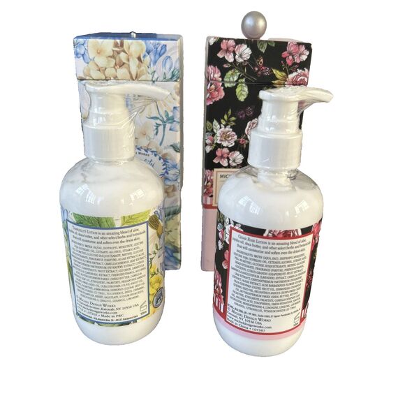 LOT Of 2- Michel Design Works Hand & Body Lotion Tranquility and Cedar Rose NEW - Picture 8 of 9